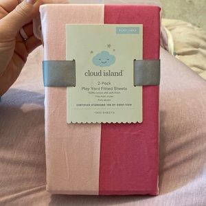 Cloud island play yard sheets